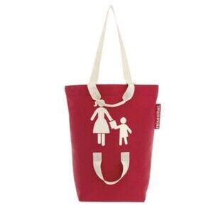 The Motherchildbag by Reisenthel Red Shopper Tote Mother and Child Bag Handle